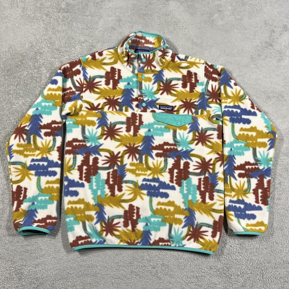 Patagonia Synchilla Snap-T Fleece Pullover Sweater Womens Small Tree Connection